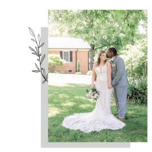 Bride & Groom celebrating.