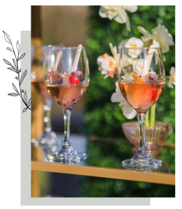 Enjoy a refreshing cocktail during the main event.