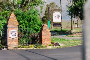 View of Valley Mills Farm Entrance